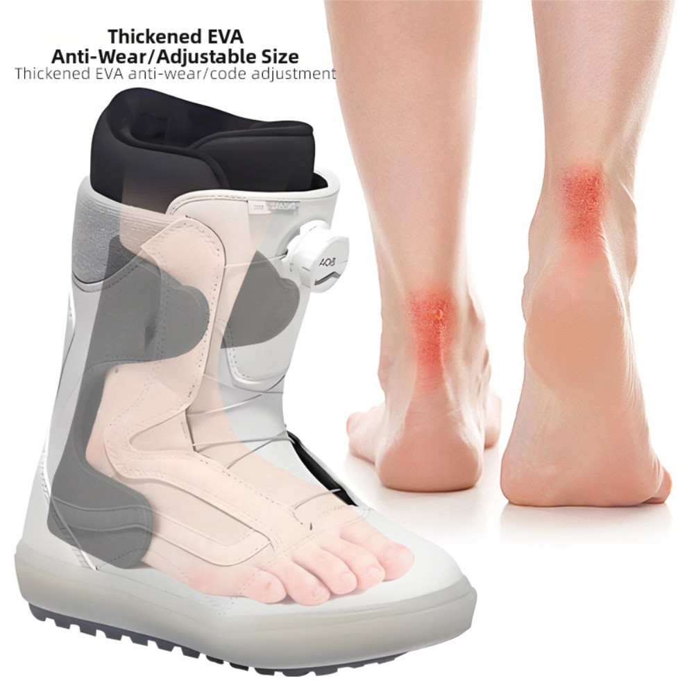 Cuttable Ski Boot Heel Inserts 10 Pieces Eva Pads for Ski Boot Cushioning