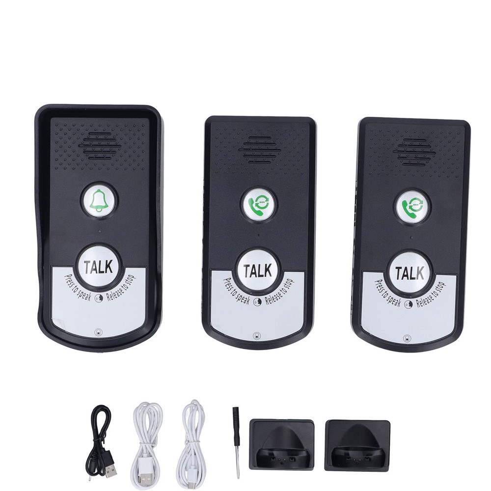 Intercoms Wireless for Home, 1500 Meters 2 Charging Methods Wireless...