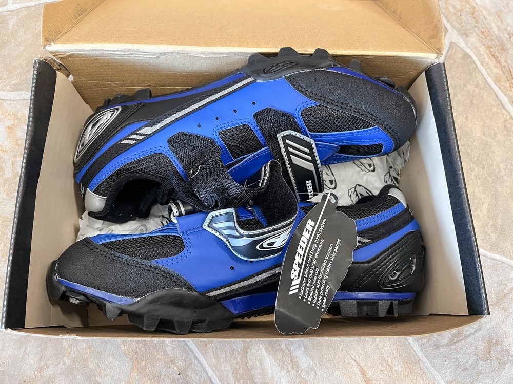Answer Speeder Clipless Shoes + SPD Cleats Size 9