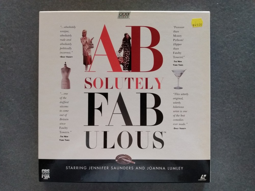 Absolutely Fabulous 3-LaserDisc Box Set Series 1 & 2