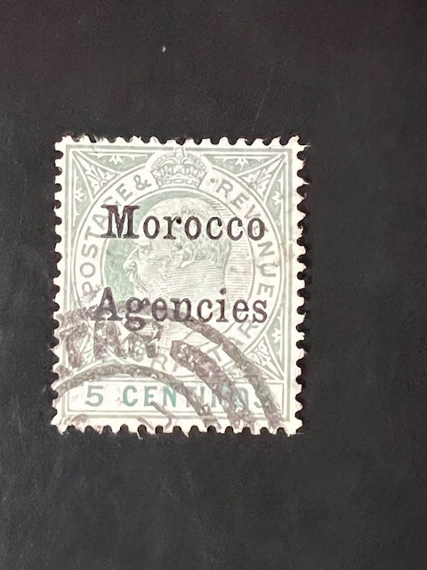 Great Britain Office in Morocco stamp 20 used