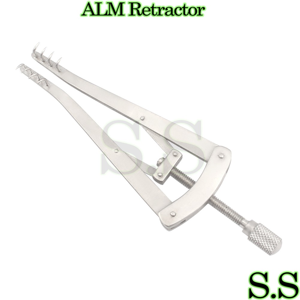 ALM Retractor 3 7/8" SPREAD 3", PRONGS 1/2" DEEP