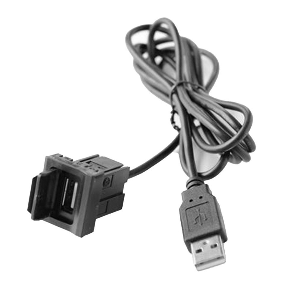USB With Dust Cover Dual USB Extension High Quality Panel Adapter Cable