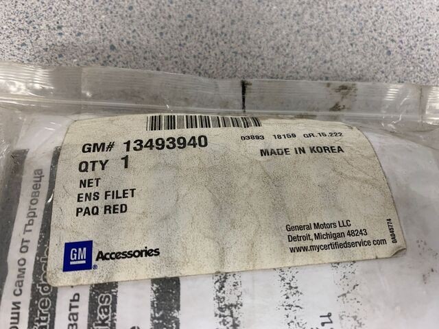 Genuine GM Cargo Area Net 13493940