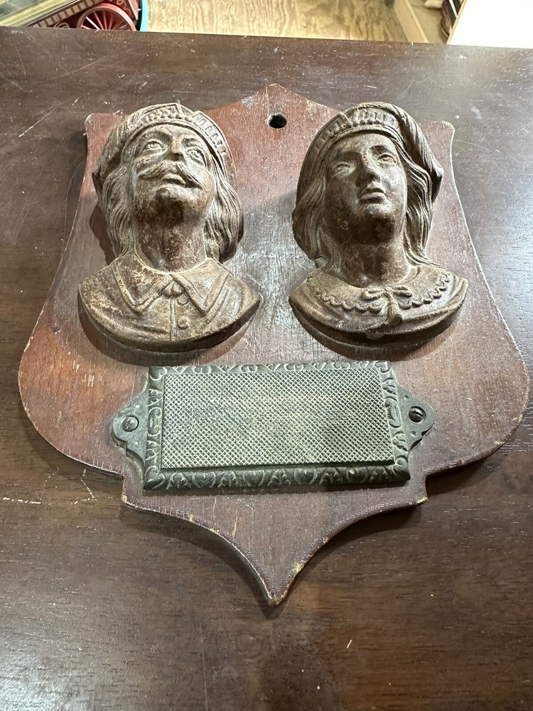 Vintage Match Holder & Match Striker Wall-Mount-1900’s!!!!!