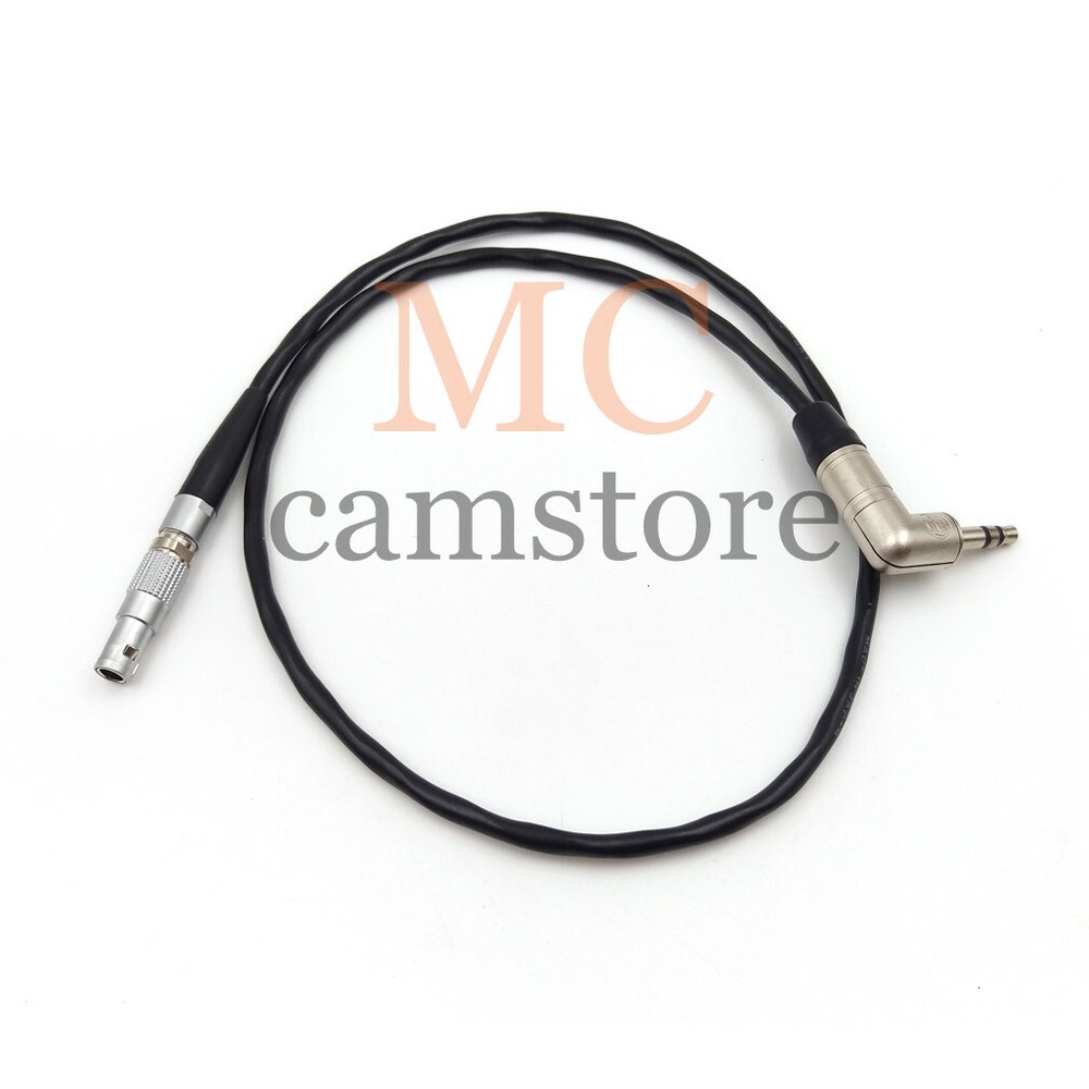 00B 4pin to 3.5 audio head, Easync Synchronize Timecode cable For ARRI Mini 20"
