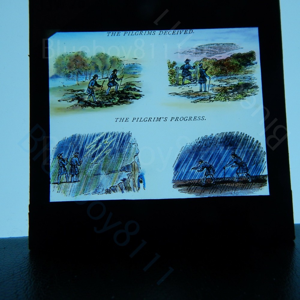 The Pilgrims Progress & decieved magic lantern