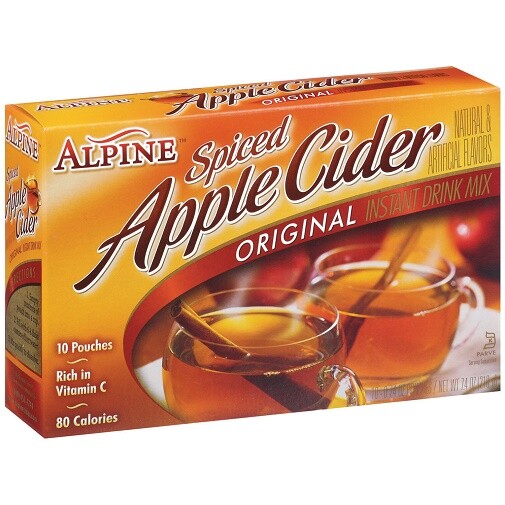 Alpine Spiced Apple Cider Instant Drink Mix 2 Box Pack