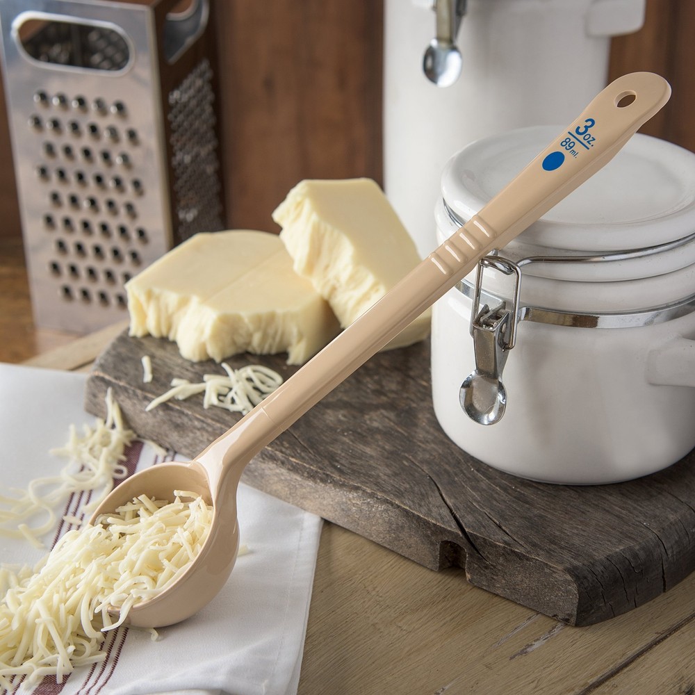 Long Handle Measuring Spoon 3 Ounces Beige