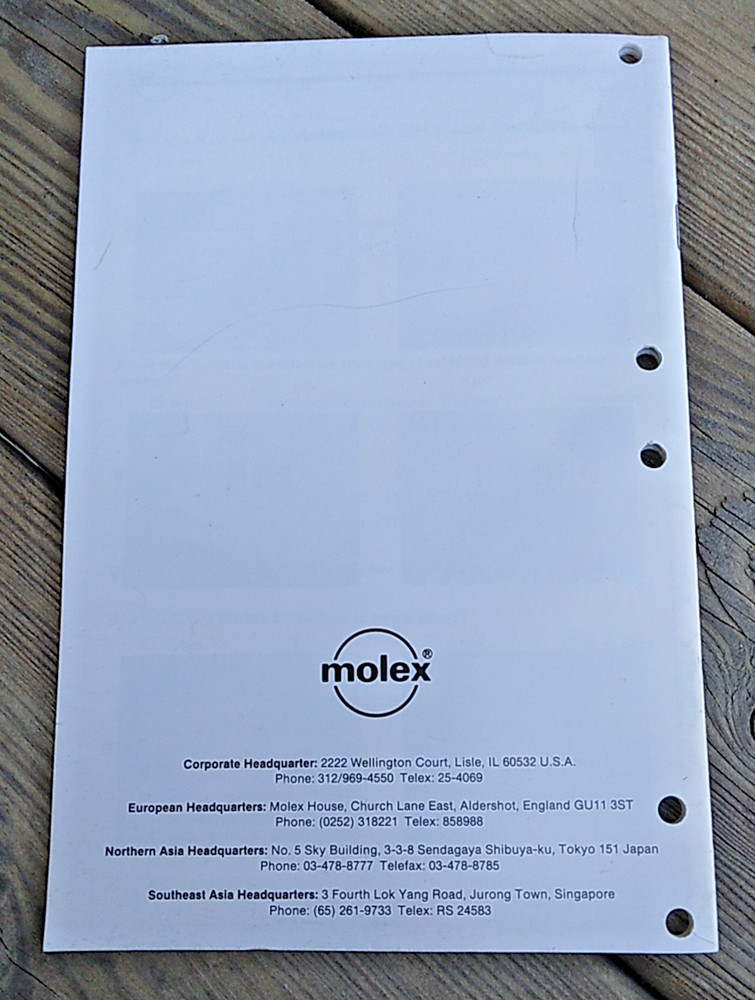 1986 Molex Surface Mount Technology Handbook – 25 Pages – Vintage SMT Reference