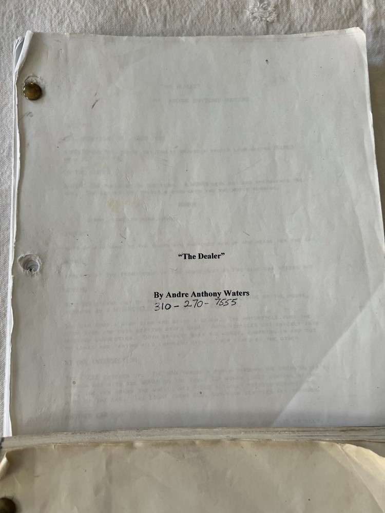 Vintage Screenplay Script Lot Hollywood Drafts 80s-90s Writers Guild
