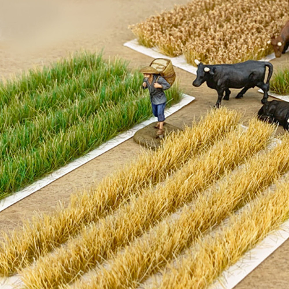 N Scale Wheat Plants Model Field Artificial Grass Decor Scenario