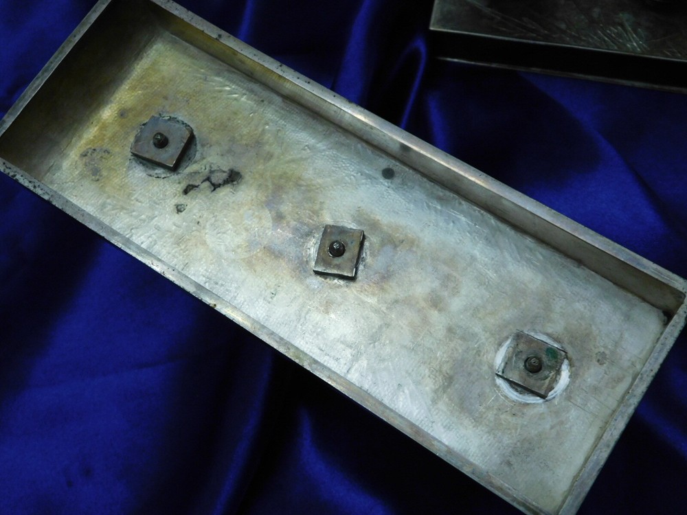 ZEESUNG CHINESE EXPORT STERLING SILVER CONSOLE CANDLEHOLDERS - EXCELLENT COND.