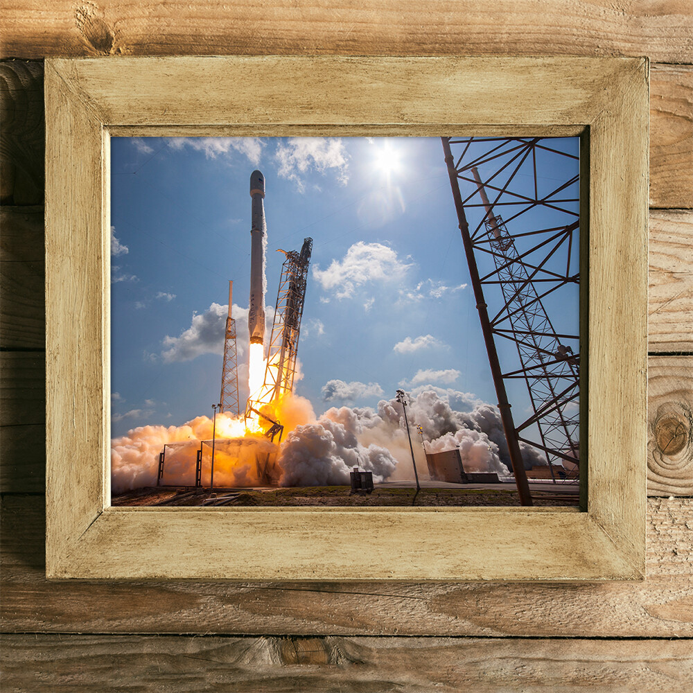 SpaceX Eutelsat-ABS Launch - 11x14 Unframed Print - Makes a Great Gift Under $15