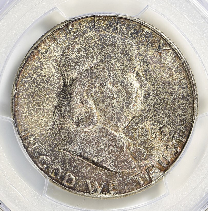 1953-S FRANKLIN HALF DOLLAR PCGS MS66
