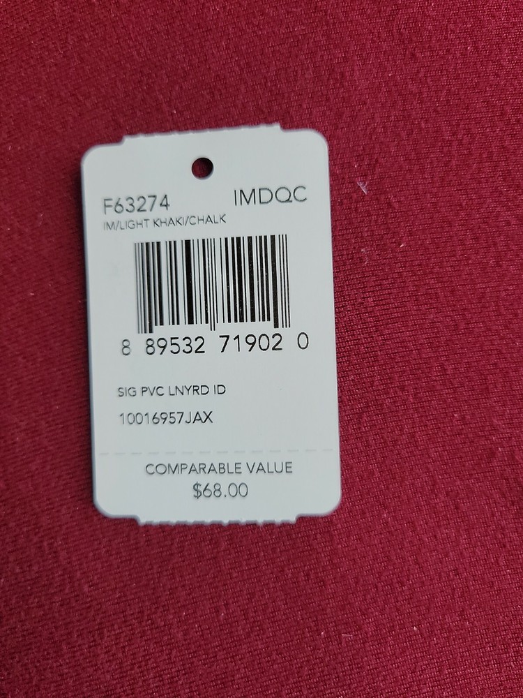 COACH SIGNATURE PRINT LANYARD
