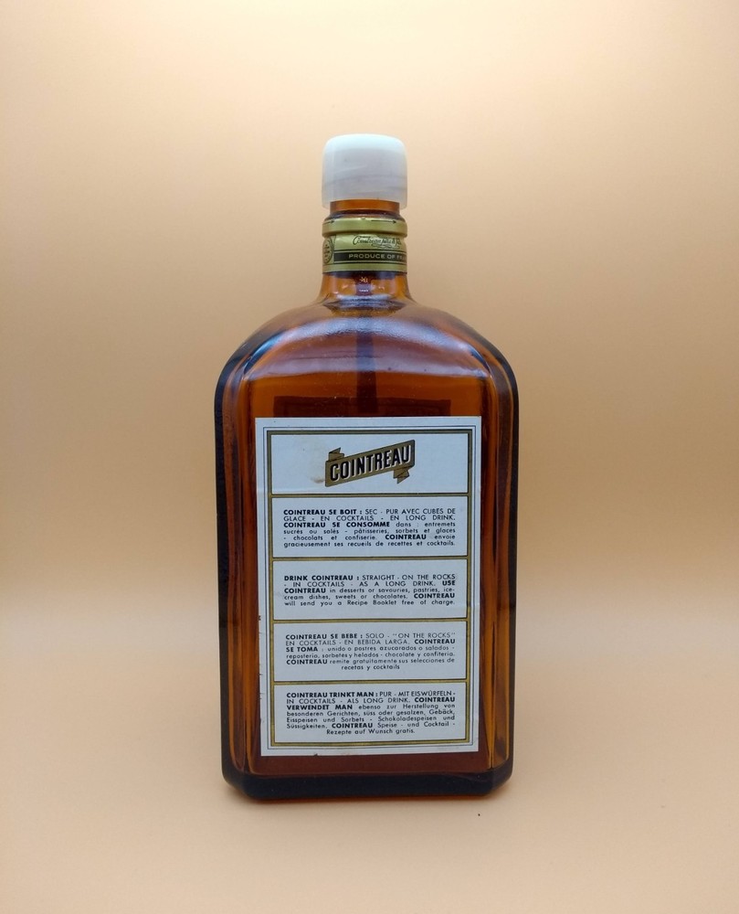 (empty) Cointreau liqueur bottle, 1 ltr