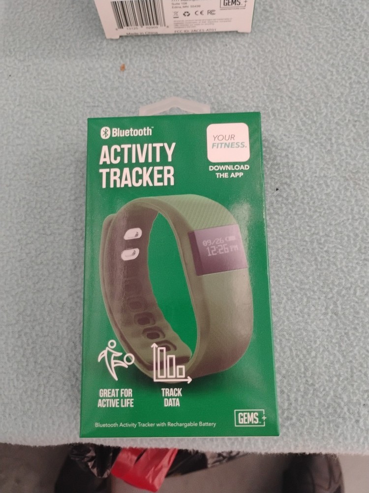 Fitness Tracker GEMS - Bluetooth Activity Tracker (Emerald) Brand New