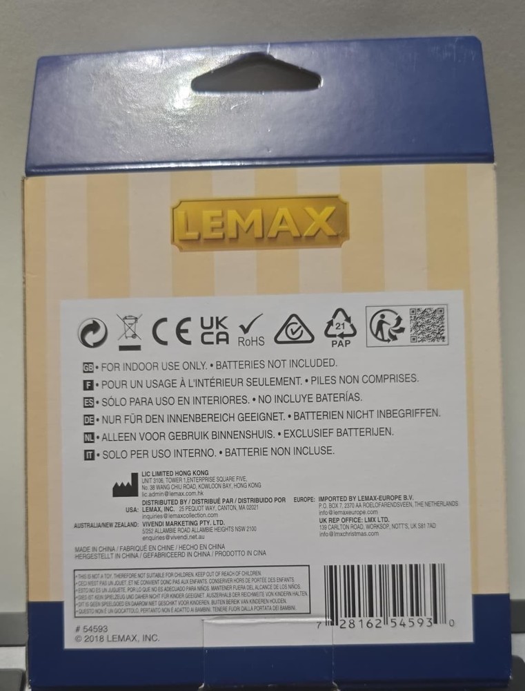 Lemax® Super Bright Multicolor Flashing Light String