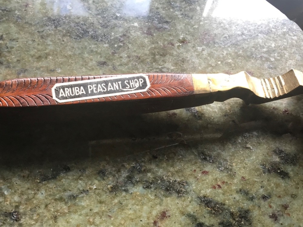 Hand Held Solid Brass & Resin Handled Nut Cracker