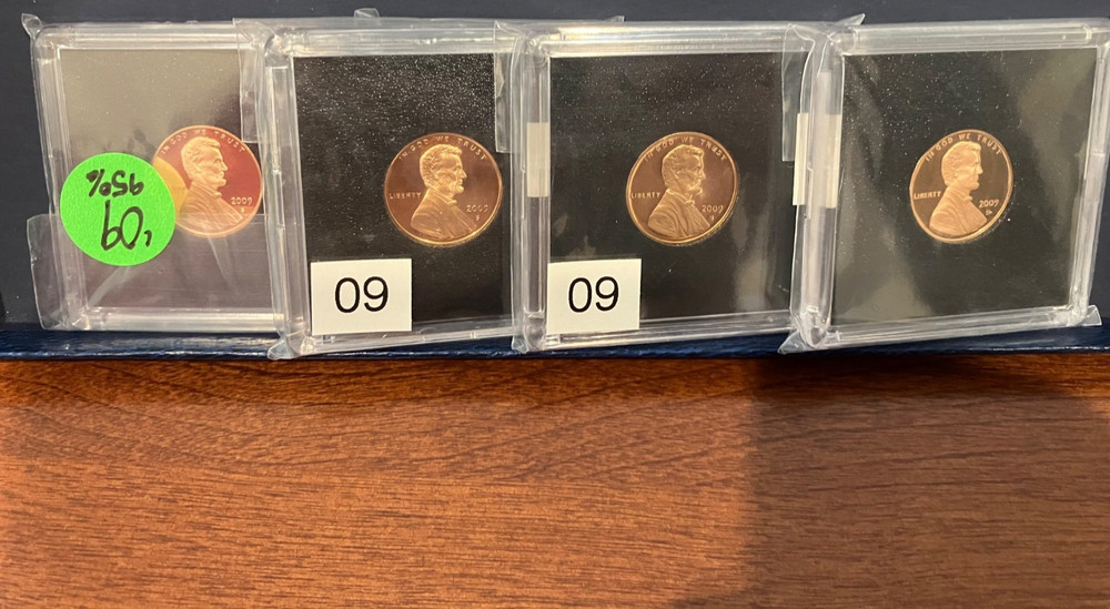 2009-S Lincoln Cent Bicentennial 95% Copper 4-coin Proof Set