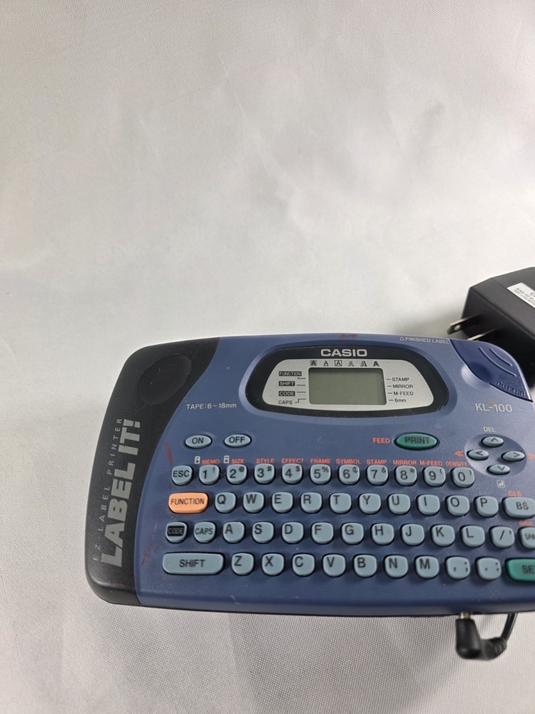 Casio EZ-Label Printer Blue KL-100 Label It!