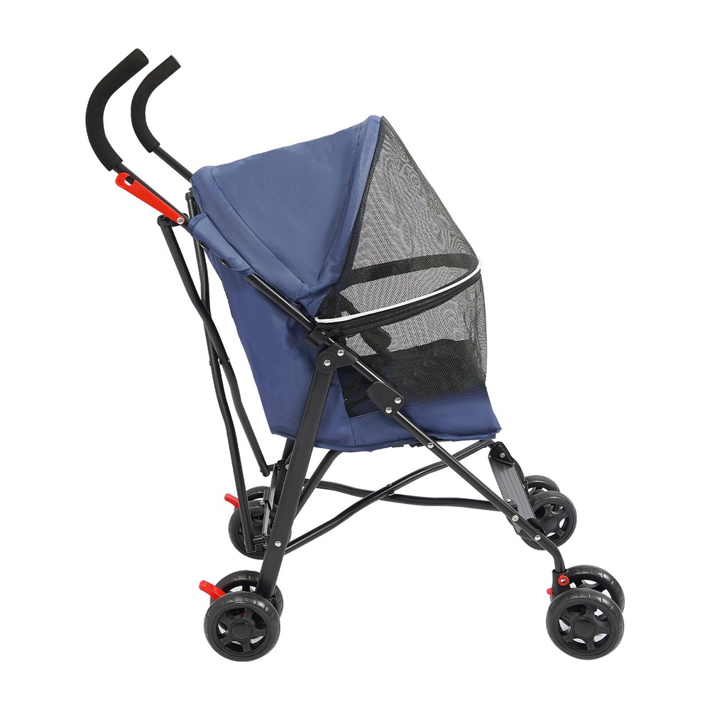 Foldable Lightweight Pet Stroller for Small to Medium Dogs and Cats