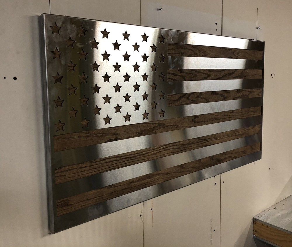 American Flag Gun Safe ( Flush)