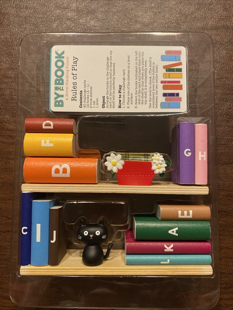 By The Book | A Novel Stacking Puzzle Game by Brainwright - Complete Puzzle