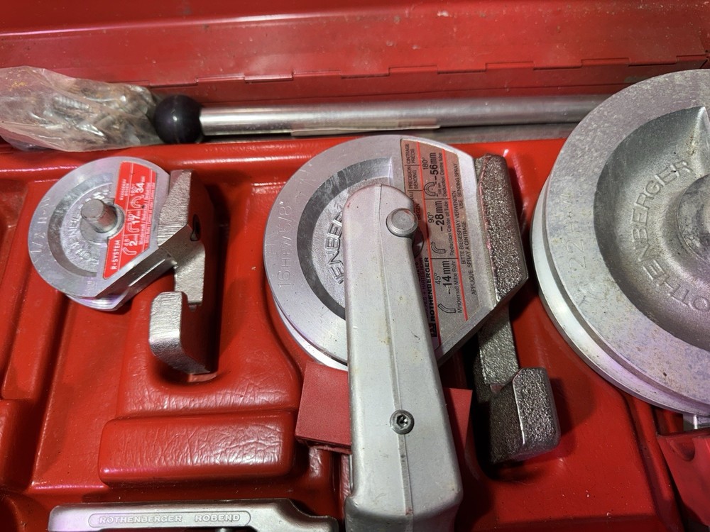 Rothenberger pipe bender 2mm-68mm Steel Case