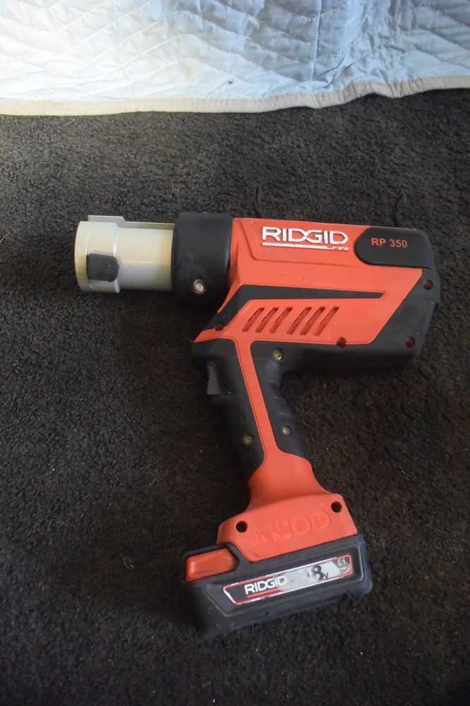 Ridgid Propress Model RP350 with One Battery