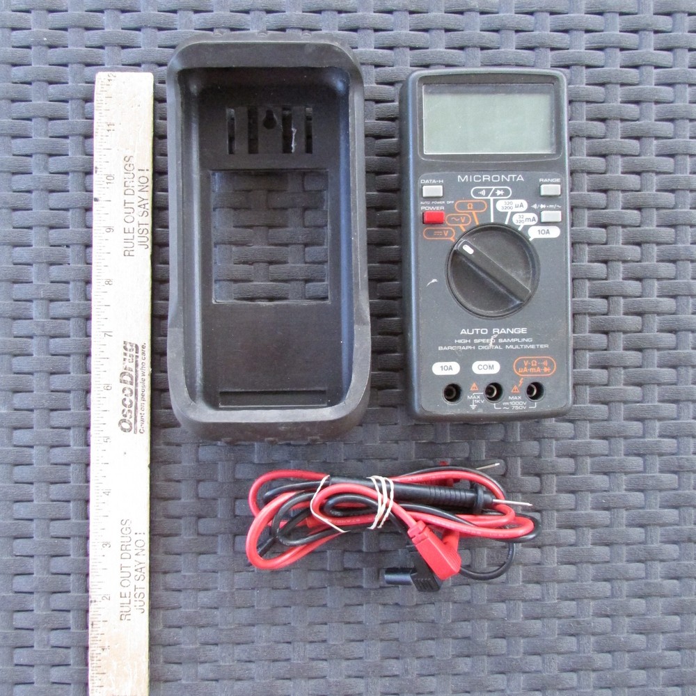 MICRONTA 22-167 BLACK AUTO-RANGE HIGH SPEED SAMPLING BARGRAPH DIGITAL MULTIMETER