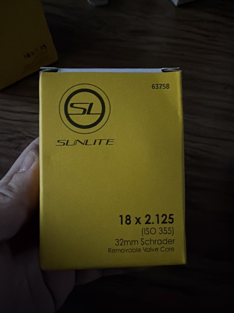 Sunlite Schrader Valve Bicycle Tubes
