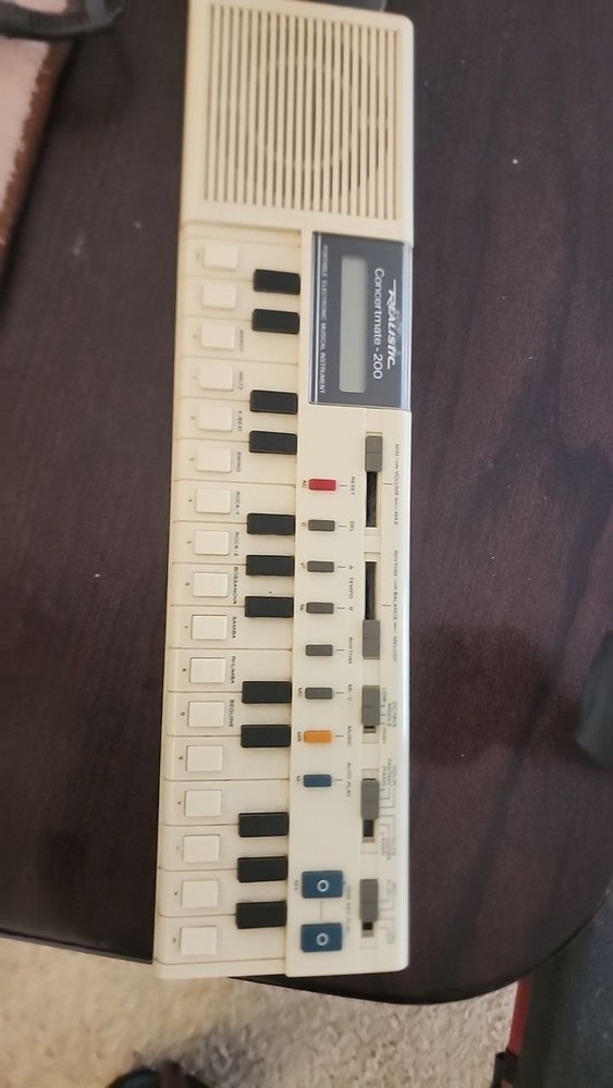 Concermate 200 Antique Mini Keyboard Synthesizer