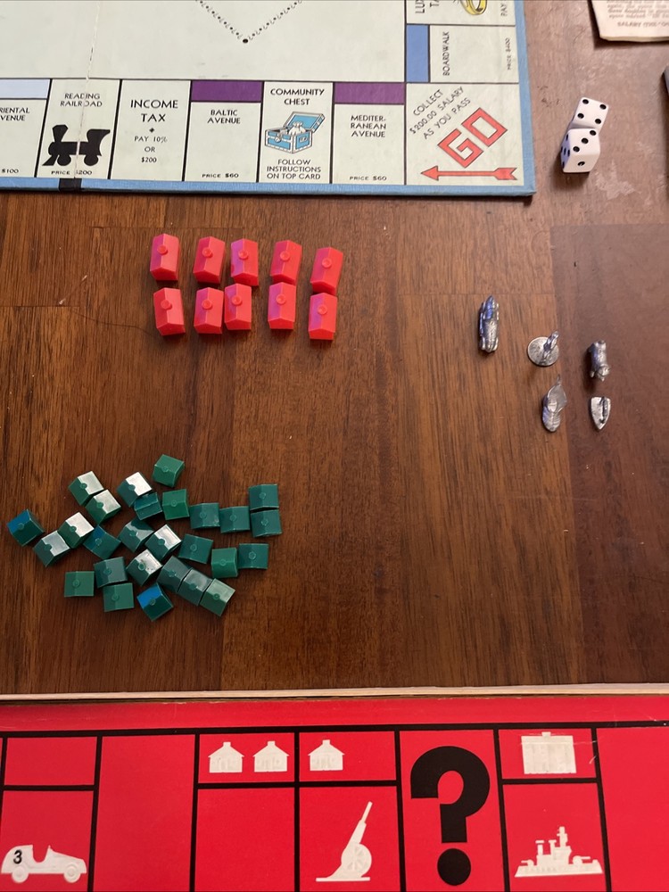 Monopoly Vintage 1961 Copyright 90% Complete