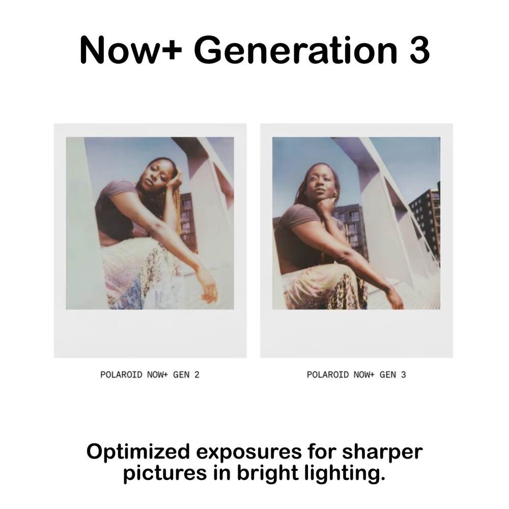 Polaroid Now+ 3rd Generation i-Type Instant Camera, Coral