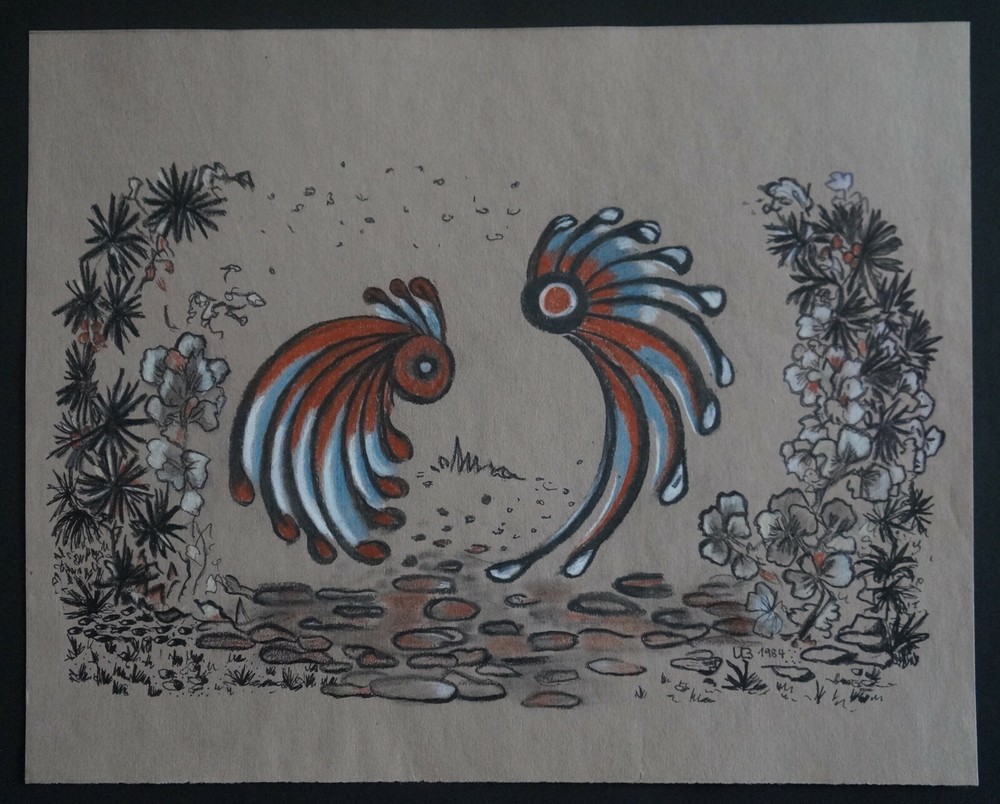 U. Berta (20th) "Gnome" Signed