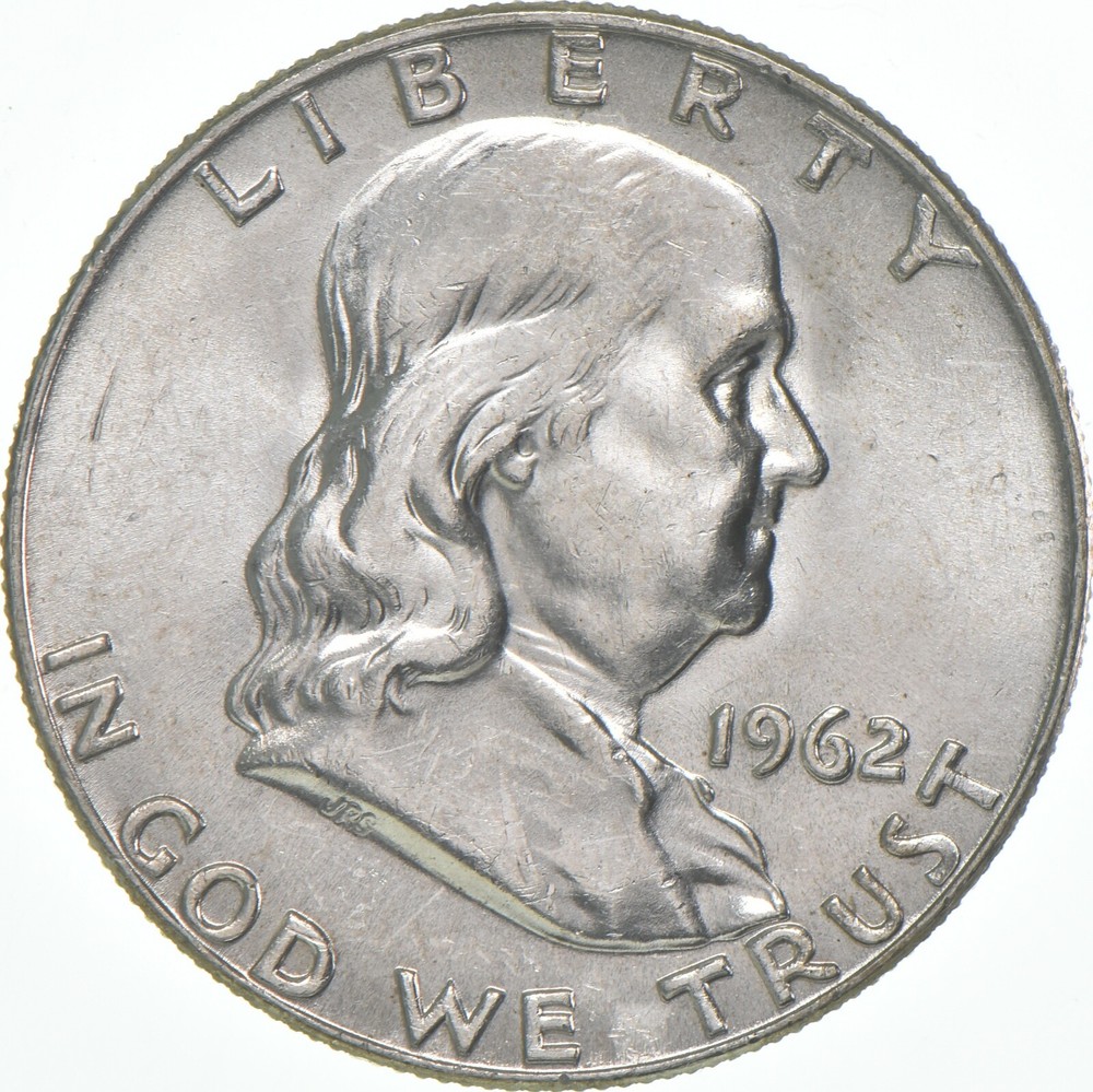 1962-D Franklin Half Dollar AU