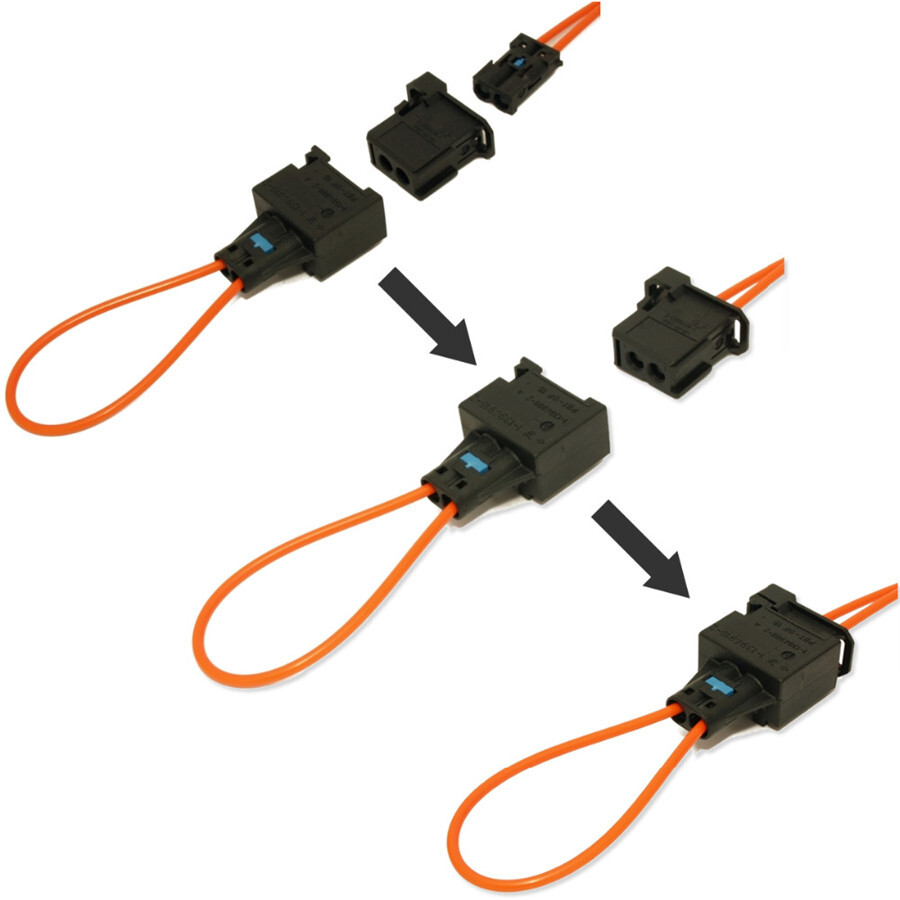 Universal MOST System Diagnostic Kit Fiber Optic Loop Bypass Male & Female Plug