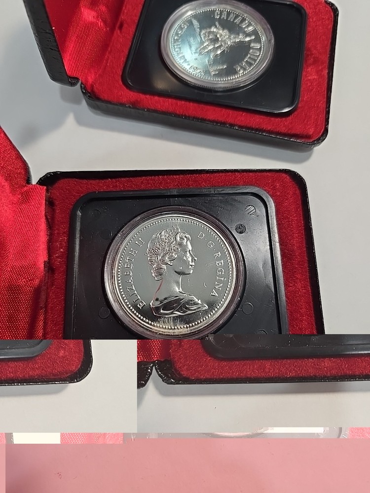 1875-1975 Canada Proof Dollar .500 Silver Calgary