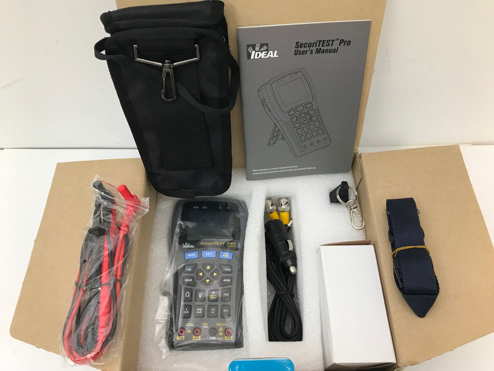 IDEAL NETWORKS 33-892 SECURITEST PRO MULTI-FUNCTION CCTV TEST SET