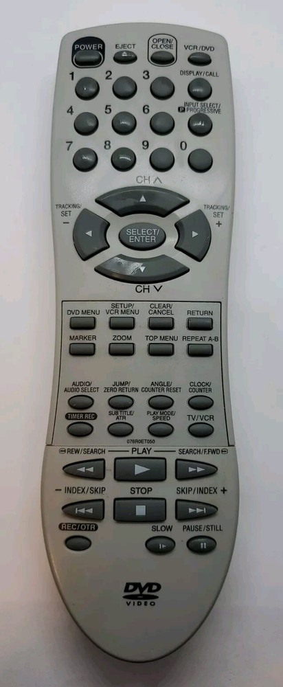 Sansui Memorex Orion 076R0ET050 Remote Control