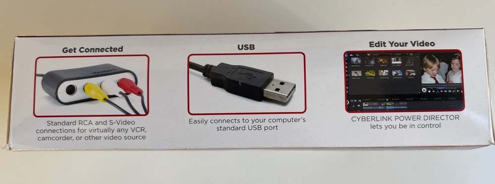 ION Video 2 PC VHS VCR to Computer USB Video Conversion System