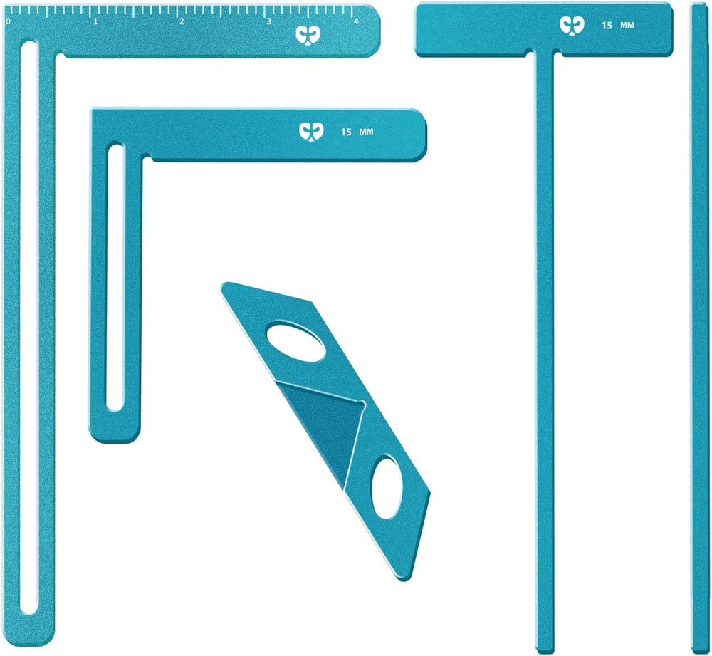 Aluminum Bookbinding Tool Set 5Pc – Durable Metal Scrapbooking & Binder Kit with