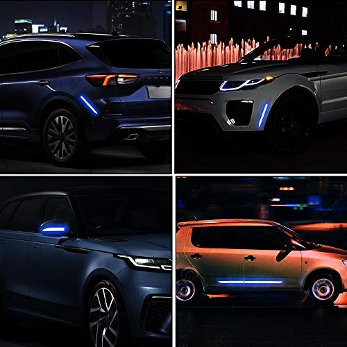 35.2'' Strong Reflective Stripe Stickers High-Intensity Night Visibility Blue