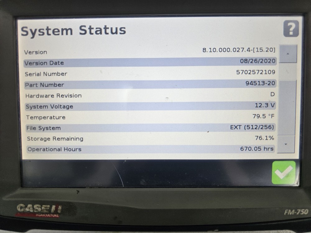 Trimble RTK EZ Pilot W/ Cfx/fm 750
