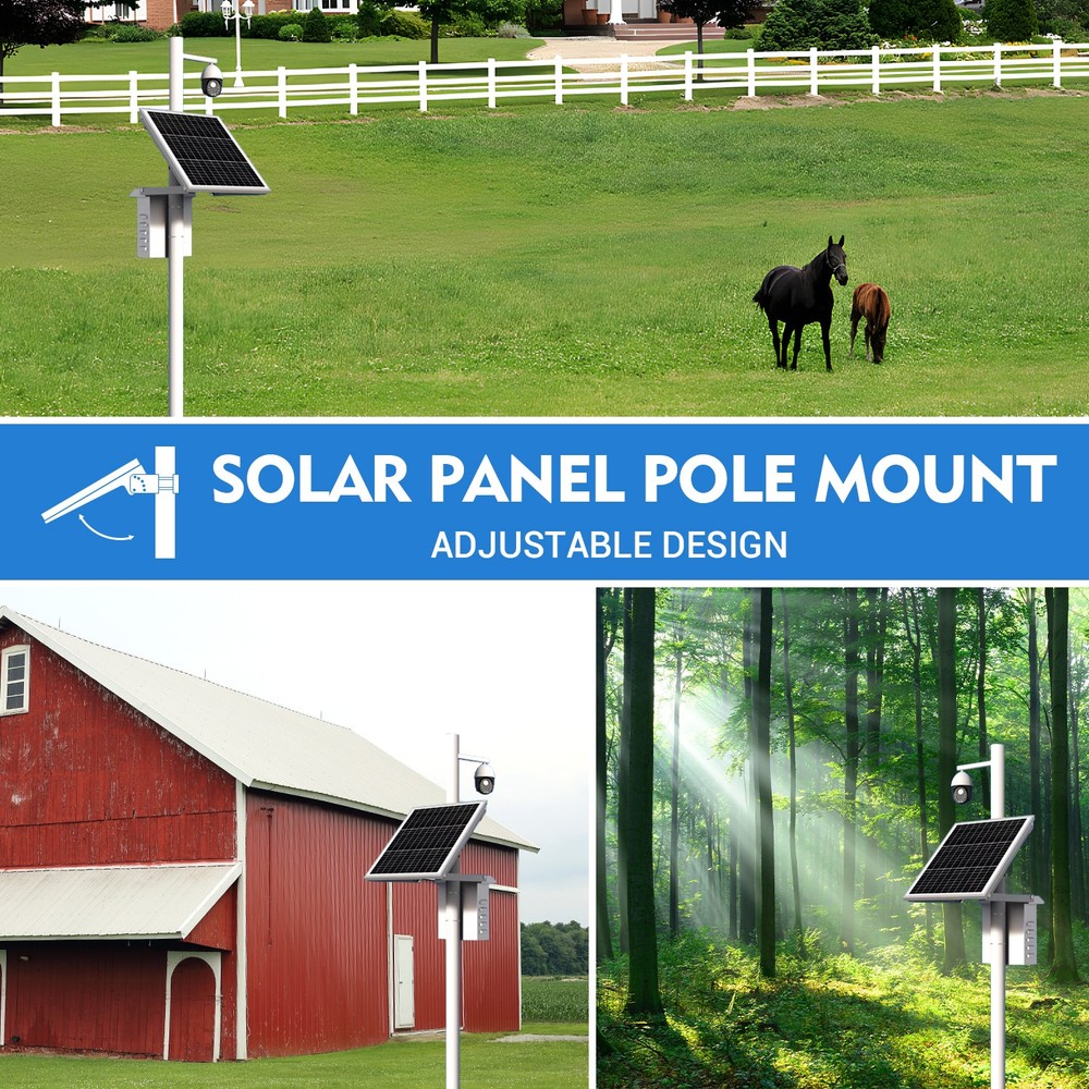 Solar Panel Mount,Adjustable Angle & Size,Fit for Install 0-50w Solar Panel