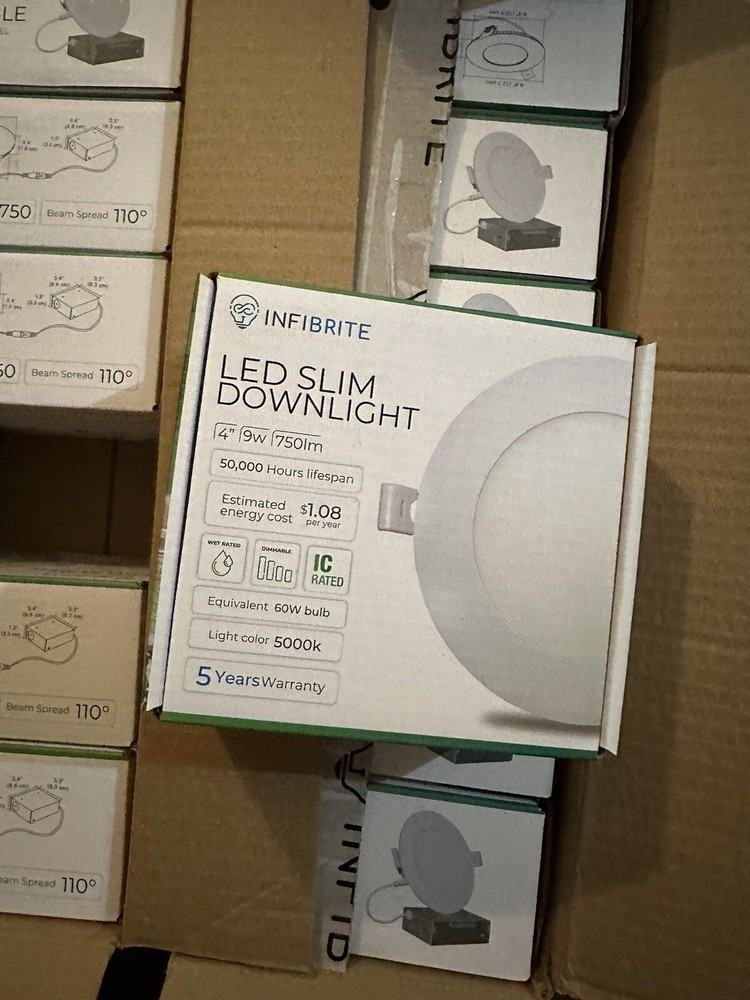 Infibright Led Slim Downlight Pack Of 12 All Brand New