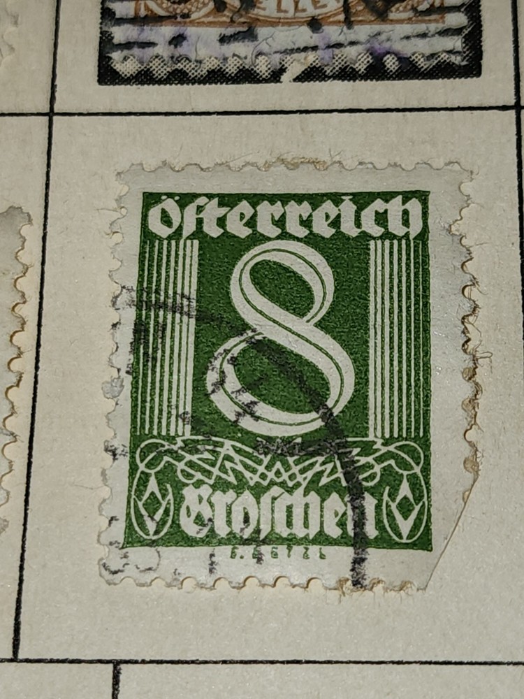 Foreign Austria 8 Osterreich Stamp Used - #H20