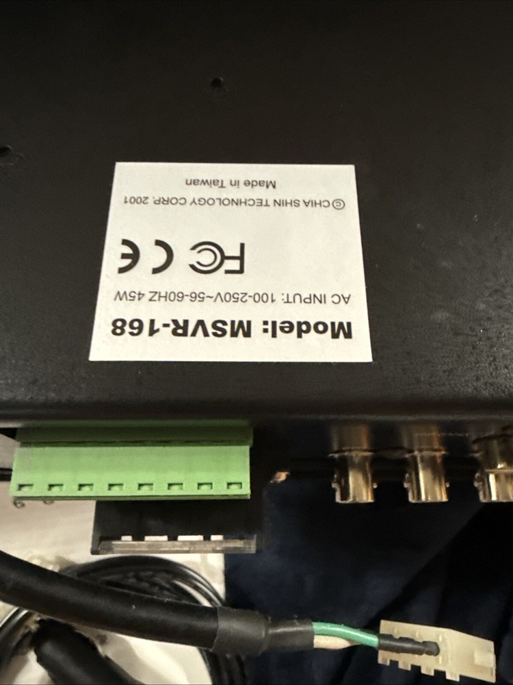 MSVR-168 Mobile Security Video Recorder - Chai Shin Technology